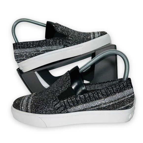 INC International Concepts Sammee Slip-on Sneakers Pewter/Black Women's 5.5 - Picture 1 of 11